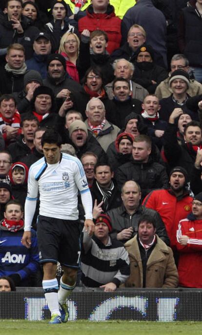 Los aficionados increpan a Luis Suarez