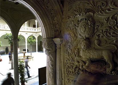 Vista del interior del palacio de Jabalquinto.