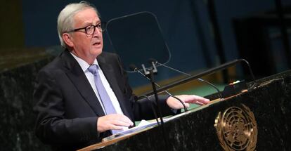 El presidente de la Comisión Europea, Jean-Claude Juncker.