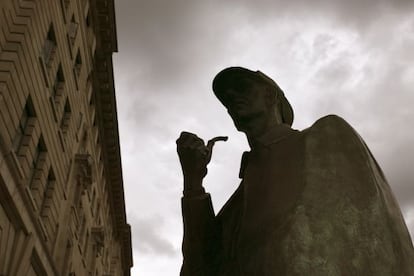 Estàtua de Sherlock Holmes a Londres.