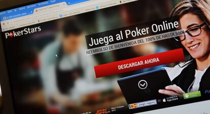 Página web de PokerStars.