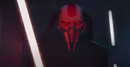 El maestro Sith al que pone voz Luis Tosar en el corto de Rodrigo Blaas.