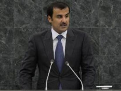 El emir del estado de Catar, jeque Tamim bin Hamad Al-Thani. EFE/Archivo