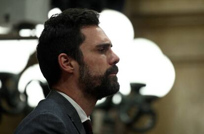 El president del Parlament, Roger Torrent.