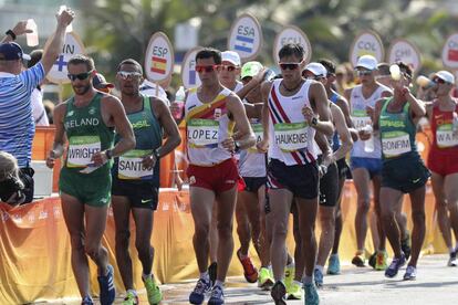 La marcha de 50km varonil de R&iacute;o cuenta con la participaci&oacute;n de varios latinoamericanos.