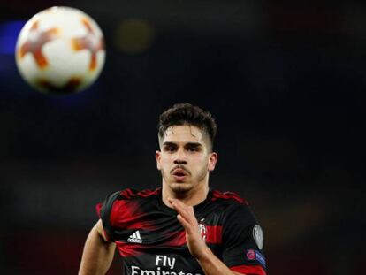 El jugador del Milan Andre Silva, en la pasada Europa League.