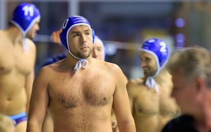 Nemanja Ubovic, jugador de waterpolo del CN Sabadell. / Twitter