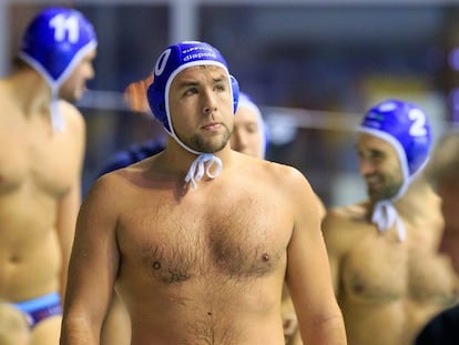 Nemanja Ubovic, jugador de waterpolo del CN Sabadell. / Twitter