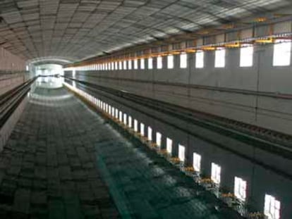 La piscina más larga de España, en El Pardo, se utiliza para investigaciones navales.