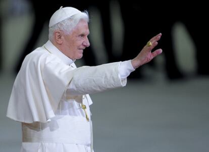 El Papa Benedicto XVI, el domingo pasado en Barcelona