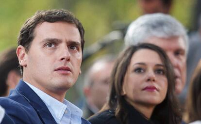 Albert Rivera e In&eacute;s Arrimadas, en una imagen de archivo. 