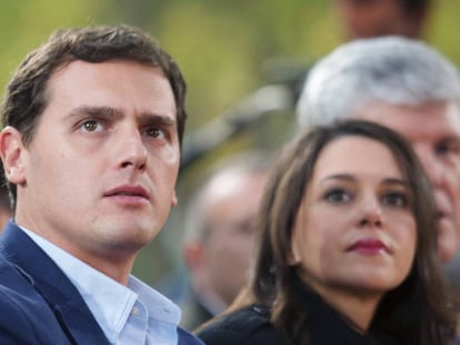 Albert Rivera e In&eacute;s Arrimadas, en una imagen de archivo. 