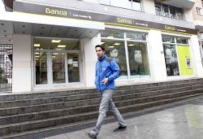 Una sucursal de Bankia, en Madrid.