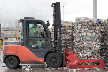 Planta de reciclaje de plástico de Les Franqueses del Vallès (Barcelona).