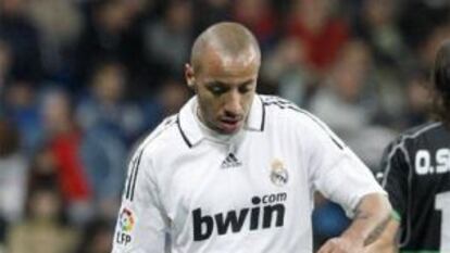 Faubert, en un encuentro con el Madrid en 2009.