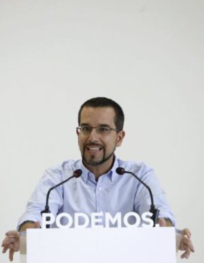 El secretario de Organización de Podemos, Sergio Pascual.