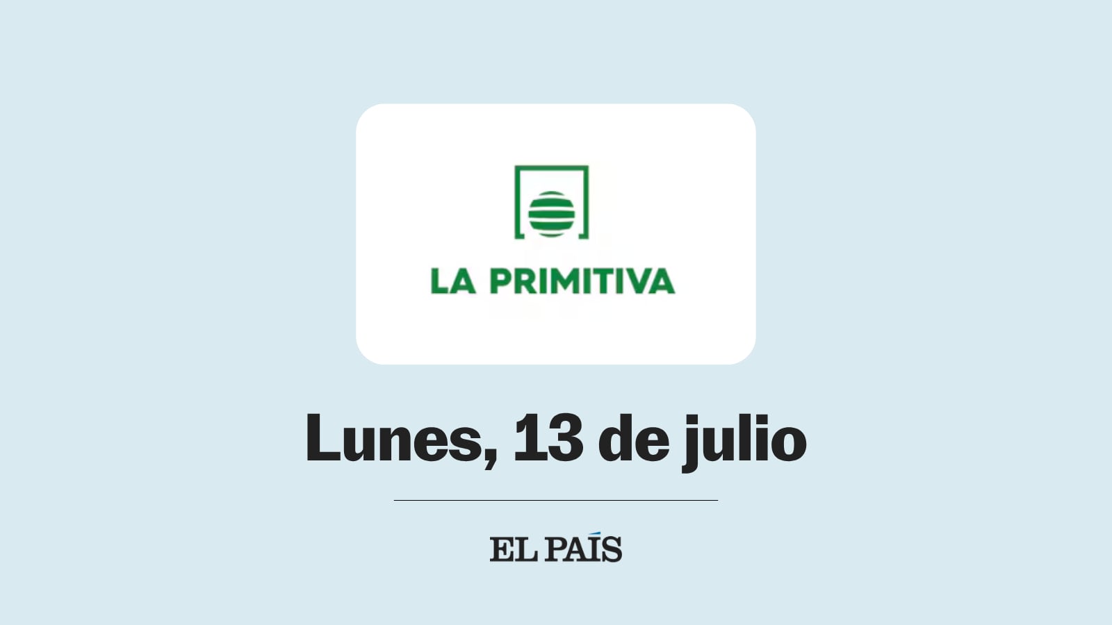 La Primitiva: comprobar sorteo del lunes 13 de julio