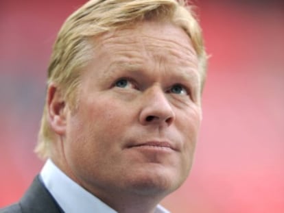 El técnico holandés Ronald Koeman.