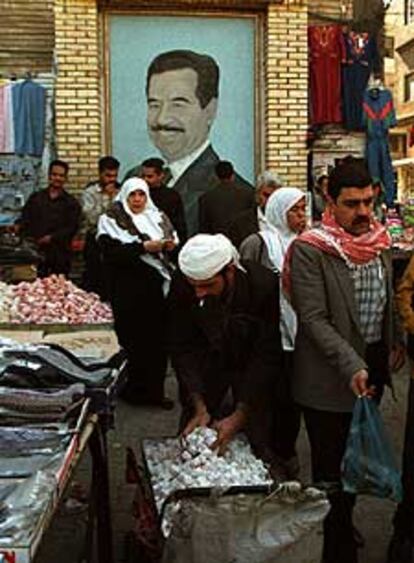 Imagen reciente de un mercado en Bagdad.