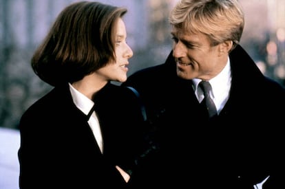 Debra Winger y Robert Redford en 'Peligrosamente juntos'.