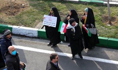 Un grupo de mujeres en Teherán (Irán).