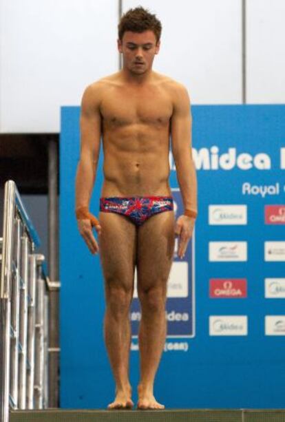 Tom Daley, en una competición.