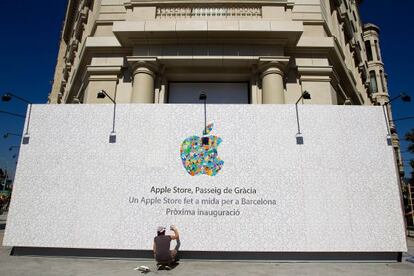 Tienda de Apple en el paseo de Gràcia de Barcelona en 2012