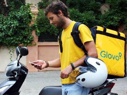 Un repartido de Glovo.