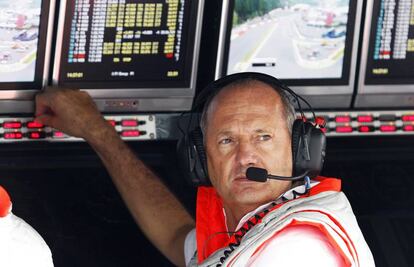 Ron Dennis, patrón ejecutivo de la escudería McLaren, en 2008.