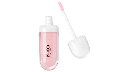 This Kiko lipstick offers a volumizing effect.