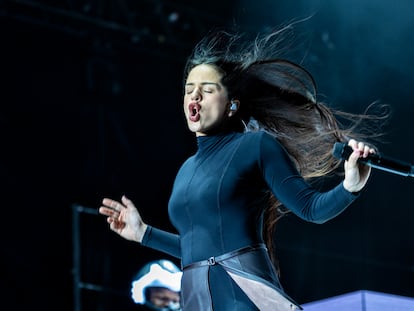 Rosalía actuando en la primera edición de Primavera Sound Madrid, el pasado 10 de junio en Arganda del Rey.