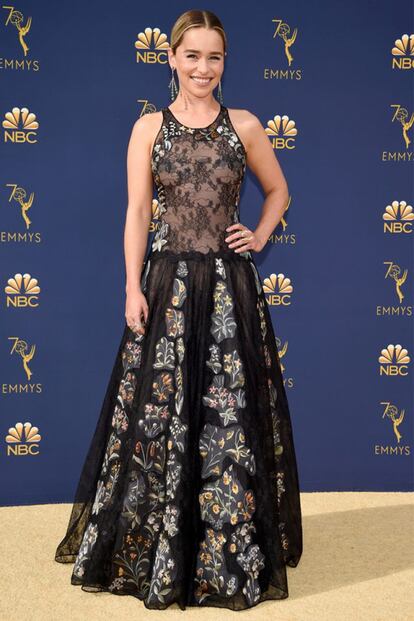 Emilia Clarke, a mãe dos dragões de 'Game of Thrones', vestida de Dior