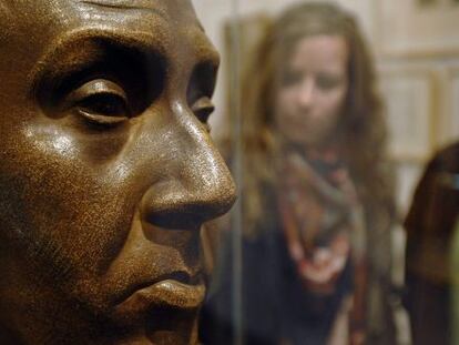 Busto del poeta Antonio Machado en el paraninfo de la Antigua Universidad de Baeza (Jaén).