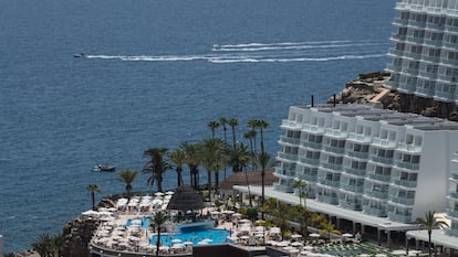 Panorámica de un hotel en Gran Canaria, el pasado 28 de junio.