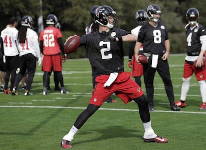 El mariscal de campo de Atlanta Falcons, Matt Ryan, durante el fin de semana