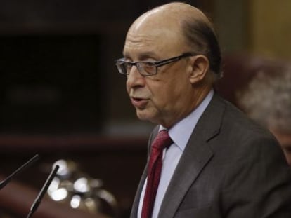 El ministro de Hacienda y Función Pública, Cristóbal Montoro.