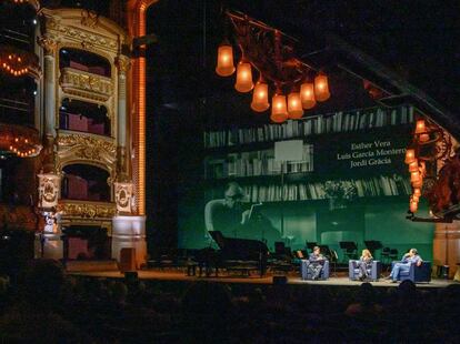 Homenatge a Joan Margarit al Liceu.