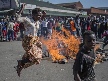 Las protestas postelectorales en Zimbabue dejan al menos seis muertos