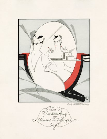 Ilustración promocional de un catálogo de 1922.