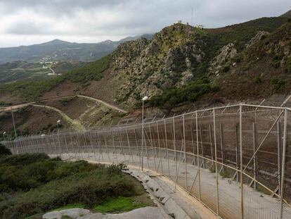 Valla fronteriza de Ceuta con Marruecos en una imagen del pasado noviembre.