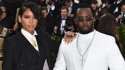 Casandra Ventura y Sean Combs, en la gala del Museo Metropolitano de Nueva York celebrada el 7 de mayo de 2018.