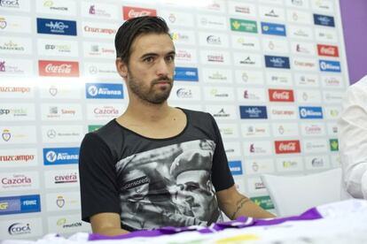 Nuno Silva durante su presentaci&oacute;n con el Ja&eacute;n.