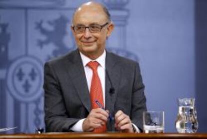 Cristobal Montoro, ministro de Hacienda y Administraciones P&uacute;blicas