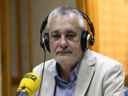 Griñán, en una entrevista en la SER.