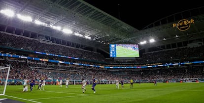 El Hard Rock Stadium de Miami, donde se disputaría el estadio.