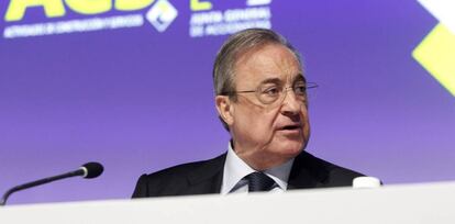 El presidente de ACS, Florentino Pérez.