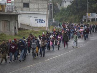 El país norteamericano se instala como una opción para los migrantes que no logren pasar la frontera con Estados Unidos. La caravana toma fuerza e incorpora a más personas de Guatemala y El Salvador