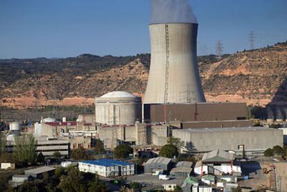 La central nuclear de Ascó (Tarragona).