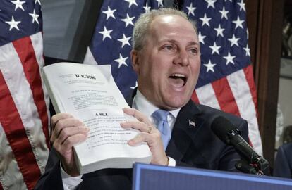 Steve Scalise en marzo en el Capitolio.