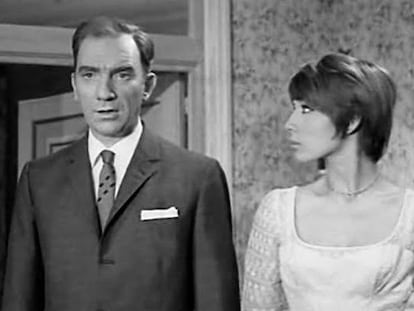 Fernando Fern&aacute;n G&oacute;mez y Rosenda Monteros en &quot;Ninette y un se&ntilde;or de Murcia&quot; (1965), pel&iacute;cula de Fernando Fern&aacute;n G&oacute;mez.